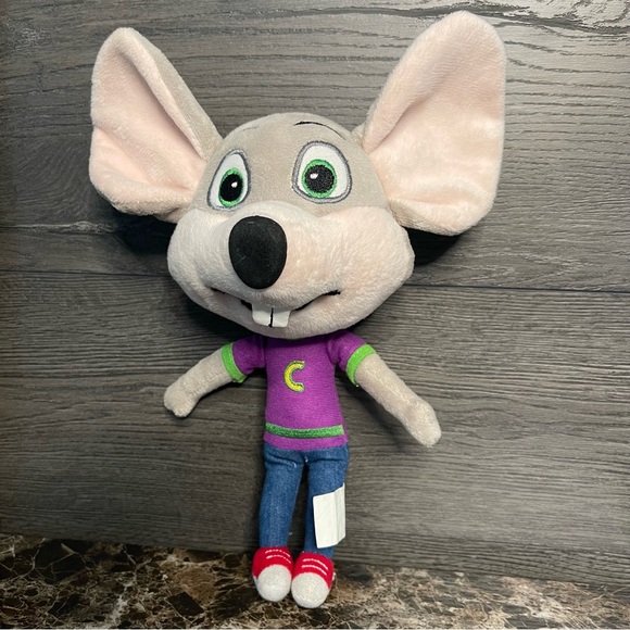 CHUCK E. CHEESE "BIG HEAD" PLUSH STUFFED TOY - Picture 4 of 7